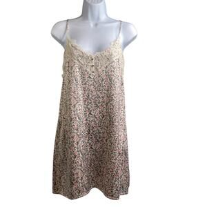 Abercrombie & Fitch Women's Floral Lace Trim Cami‎ Dress Size XS Fairy Dainty